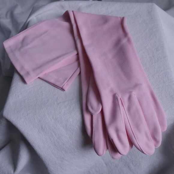 1950s/60s light pink opera gloves - Picture 1 of 7